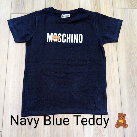Other - NWT Moschino T-Shirts Unisex Sizes 2T to 16Y NAVY BLUE TEDDY PRINT